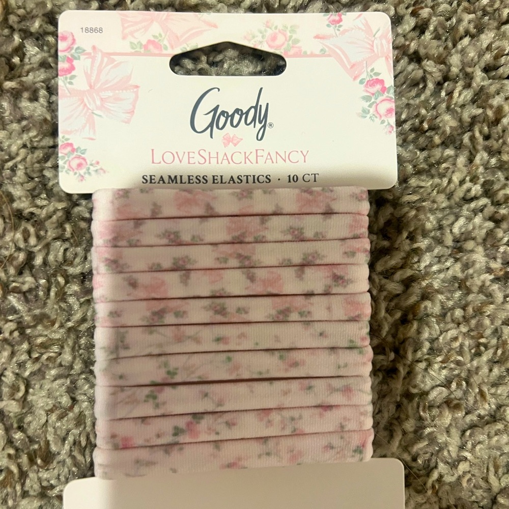 Love Shack Fancy Wet Brush Goody Pink Hair Ties!